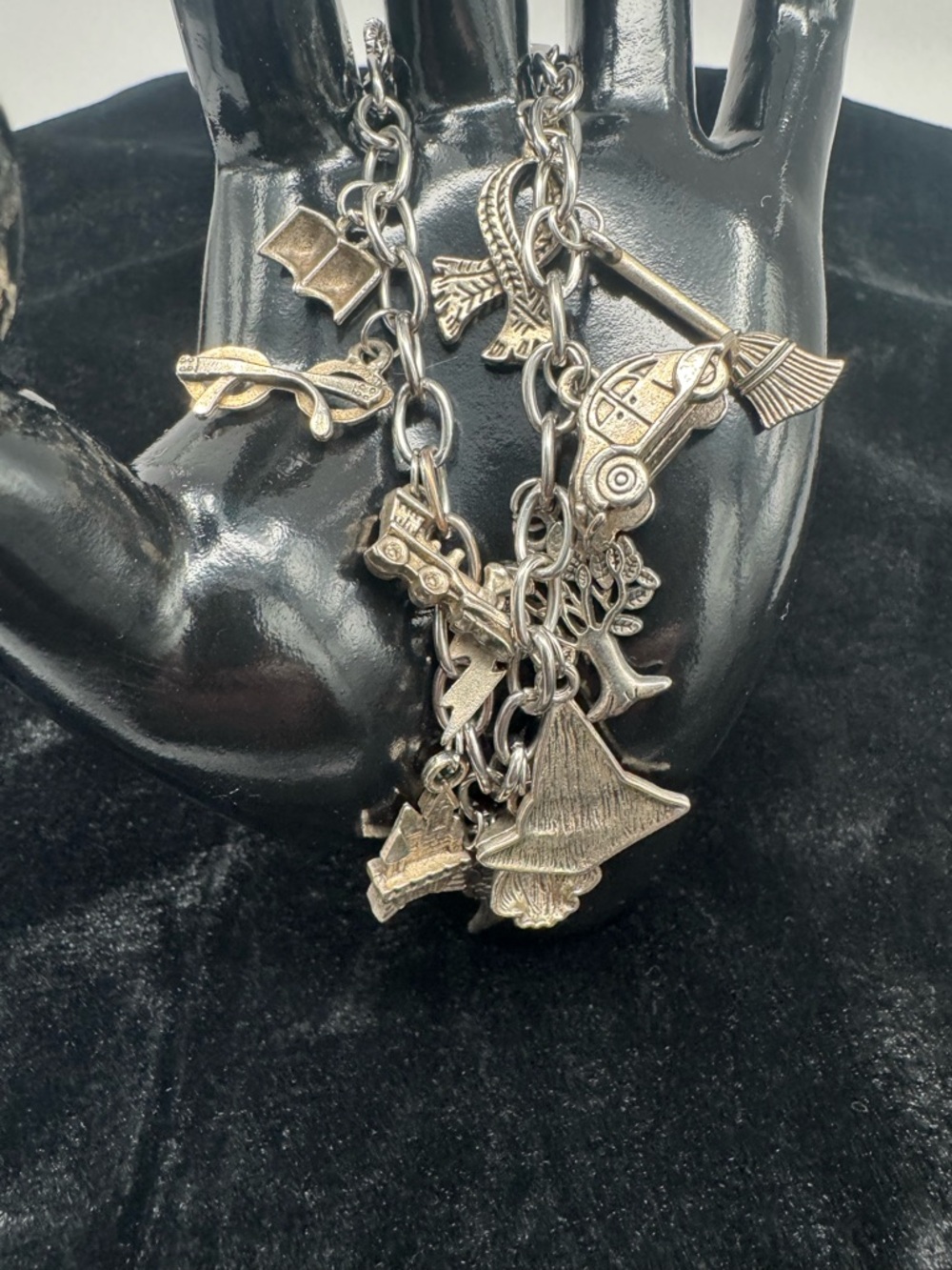 Harry Potter Silver Charm Bracelet for Women - Vintage Style